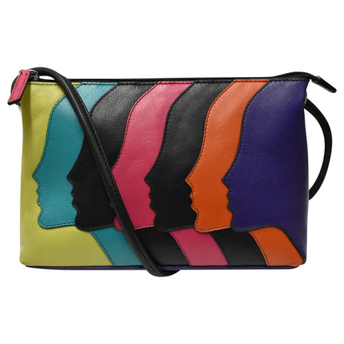 6022 Top zip Crossbody