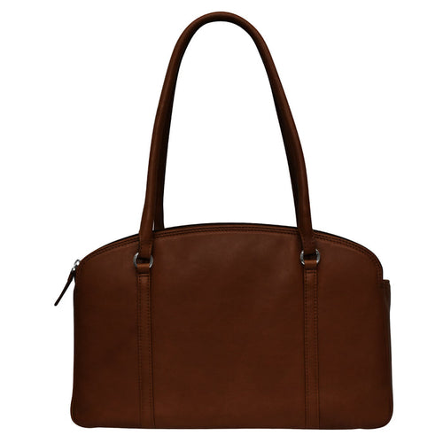 6597 DOUBLE ZIP SHOULDER BAG