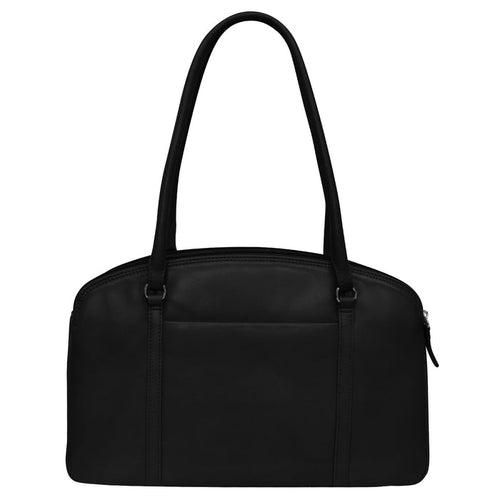 6597 DOUBLE ZIP SHOULDER BAG