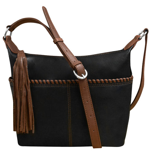 6686 Crossbody Hobo with Tassel