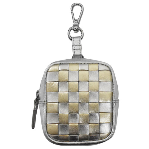 6718 CHECKERBOARD RECTANGLE POUCH CHARM