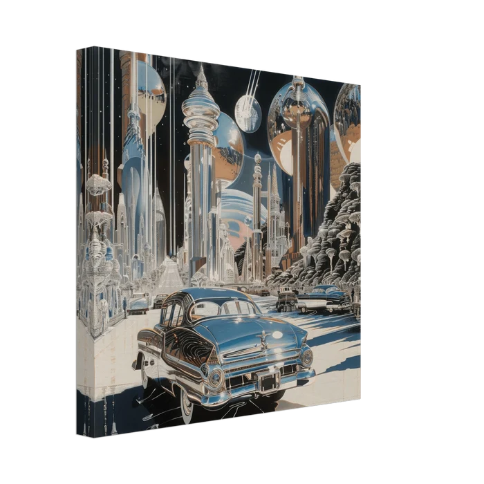 A Chrome World - Shop Ai Art WebShop - Digital Art online Store