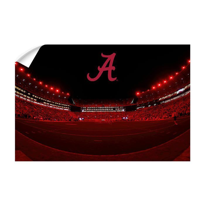 Alabama Crimson Tide - Alabama Crimson Lights - College Wall Art #Wall Decal