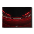 Alabama Crimson Tide - Alabama Crimson Lights - College Wall Art #Canvas