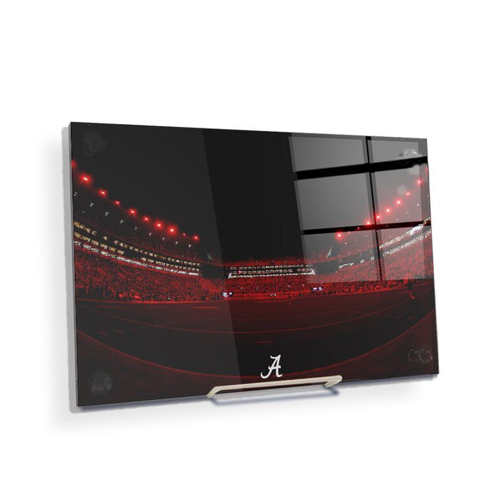 Alabama Crimson Tide - Alabama Crimson Lights - College Wall Art #Acrylic Mini