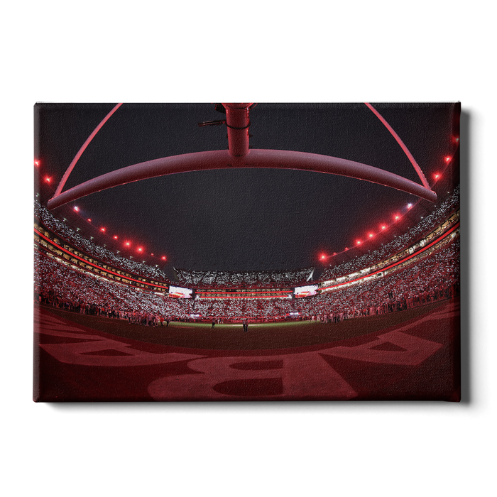 Alabama Crimson Tide - Alabama Lights - College Wall Art #Canvas