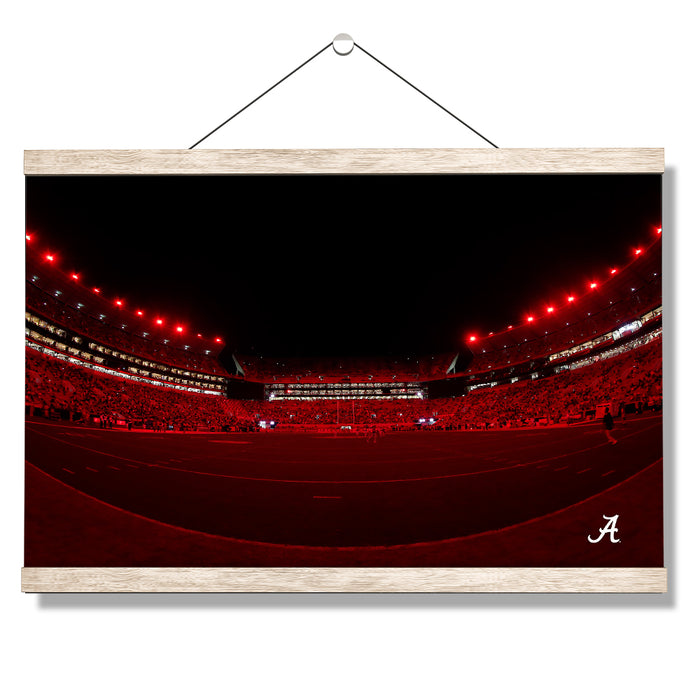 Alabama Crimson Tide - Alabama Lights - College Wall Art #Hanging Canvas