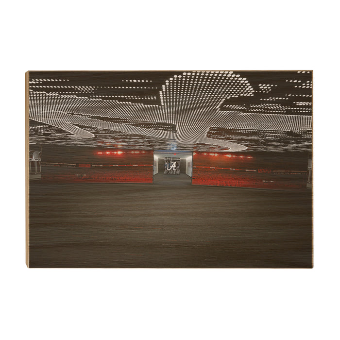 Alabama Crimson Tide - Alabama Locker Room - College Wall Art #Wood