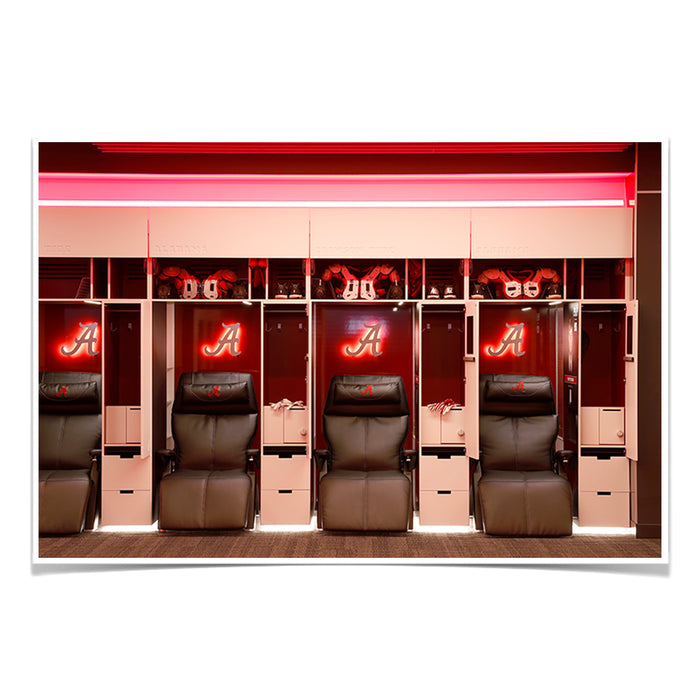 Alabama Crimson Tide - Alabama Lockers - College Wall Art #Poster