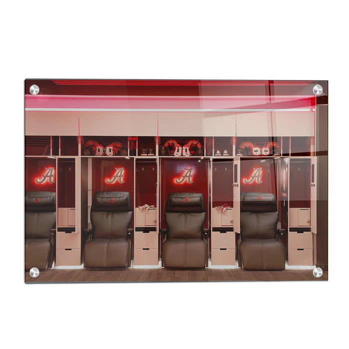 Alabama Crimson Tide - Alabama Lockers - College Wall Art #Acrylic