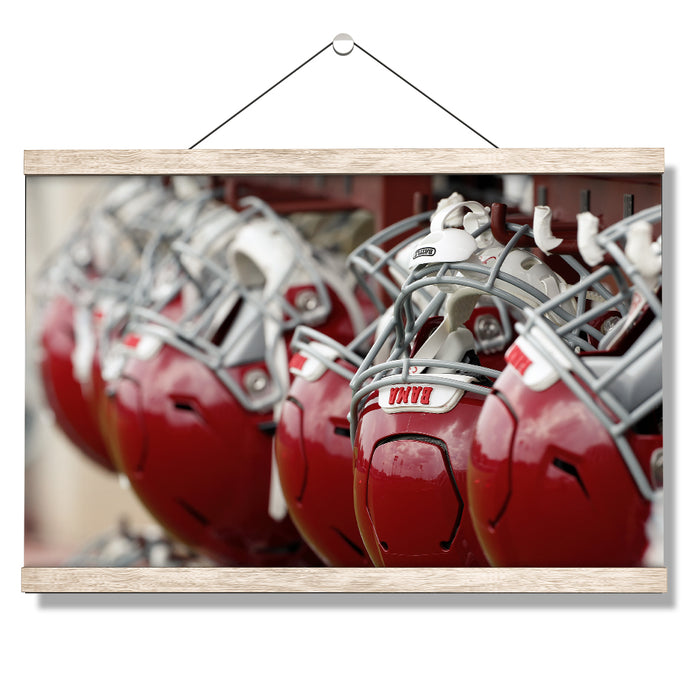 Alabama Crimson Tide - Bama Helmets - College Wall Art #Hanging Canvas