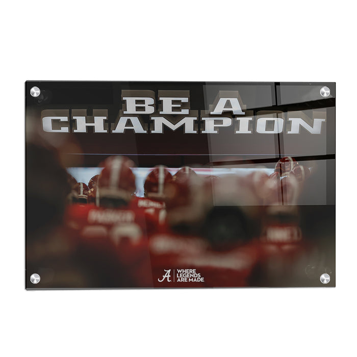 Alabama Crimson Tide - Bryant-Denny Aerial Bama - College Wall Art #Acrylic