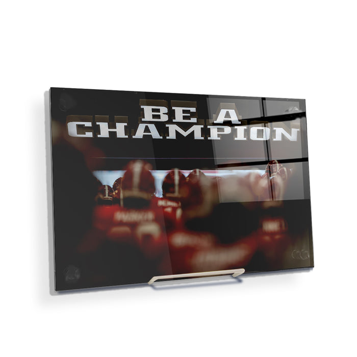 Alabama Crimson Tide - Bryant-Denny Aerial Bama - College Wall Art #Acrylic Mini