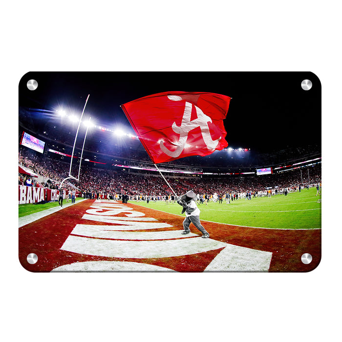 Alabama Crimson Tide - Big Al Crimson Tide Win - College Wall Art #Metal