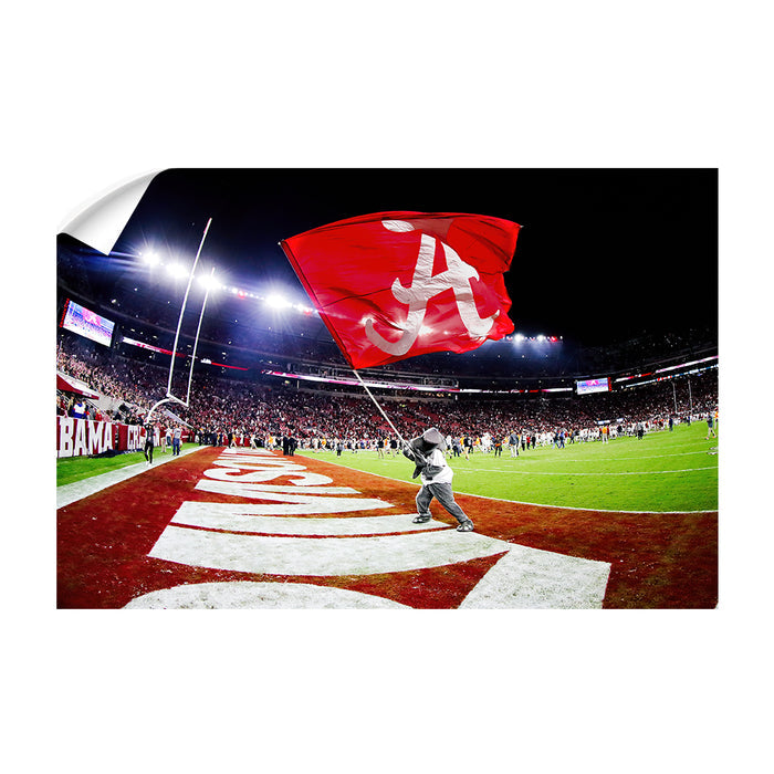 Alabama Crimson Tide - Big Al Crimson Tide Win - College Wall Art #Wall Decal