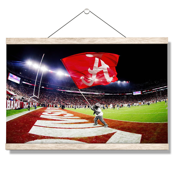 Alabama Crimson Tide - Big Al Crimson Tide Win - College Wall Art #Hanging Canvas