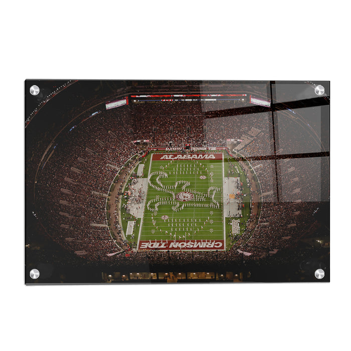 Alabama Crimson Tide - Bryant-Denny Alabama Crimson Tide Aerial - College Wall Art #Acrylic