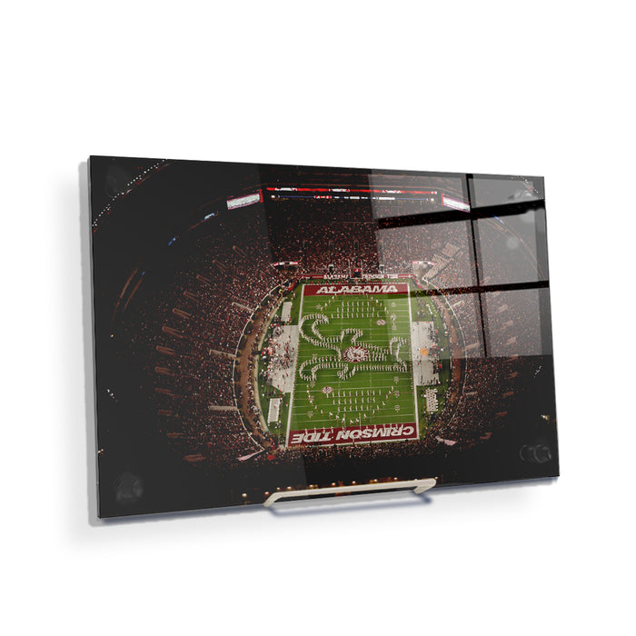 Alabama Crimson Tide - Bryant-Denny Alabama Crimson Tide Aerial - College Wall Art #Acrylic Mini