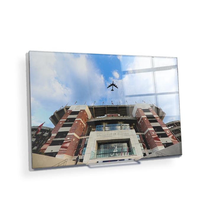 Alabama Crimson Tide - Bryant-Denny Flyover - College Wall Art #Acrylic Mini