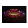 Alabama Crimson Tide - Crimson Lights Fish Eye - College Wall Art #Canvas