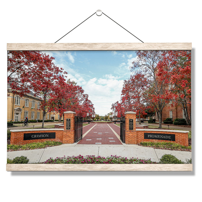 Alabama Crimson Tide - Crimson Promenade - College Wall Art #Hanging Canvas