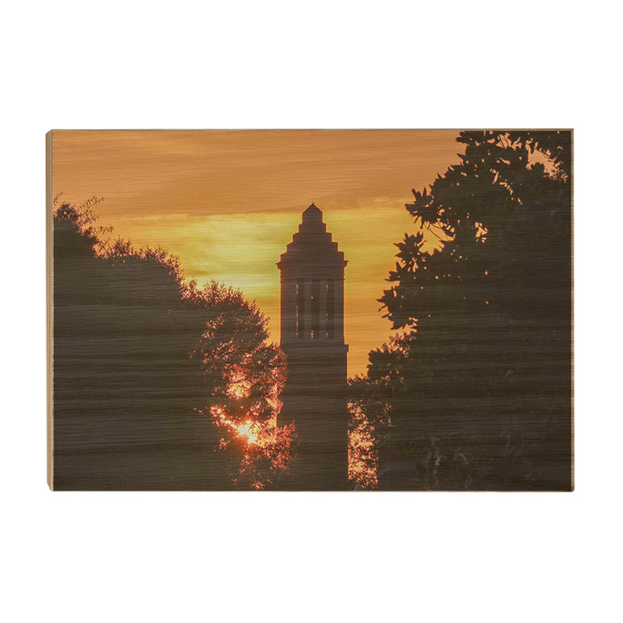 Alabama Crimson Tide - Denny Chimes Blaze - College Wall Art #Wood