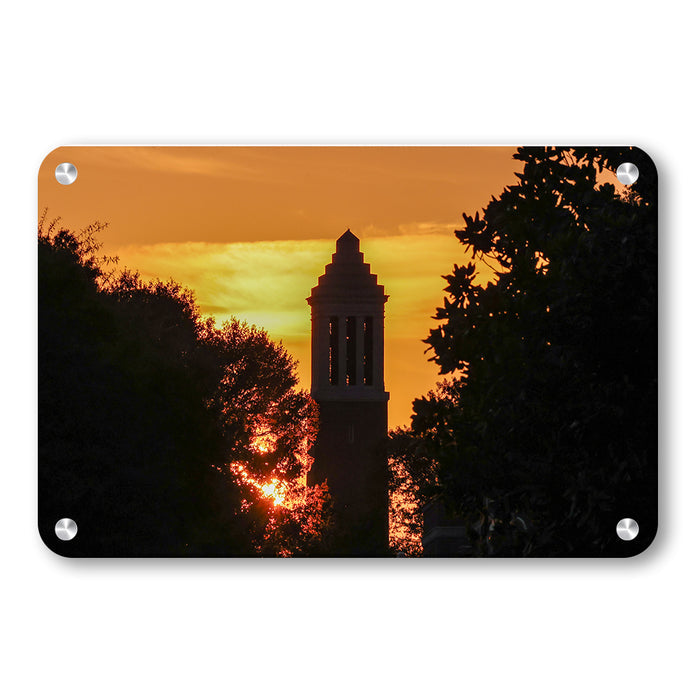 Alabama Crimson Tide - Denny Chimes Blaze - College Wall Art #Metal