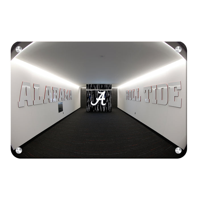 Alabama Crimson Tide - Enter the Locker Room - College Wall Art #Metal