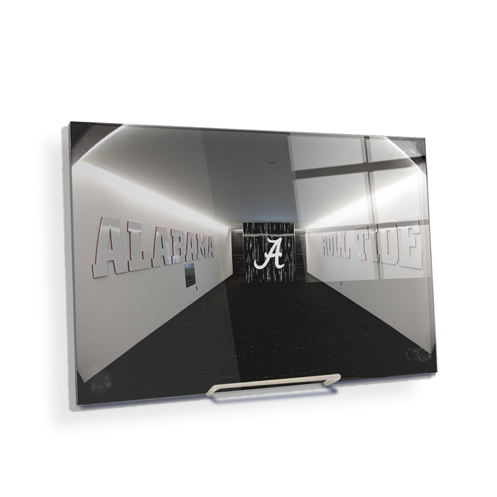 Alabama Crimson Tide - Enter the Locker Room - College Wall Art #Acrylic Mini