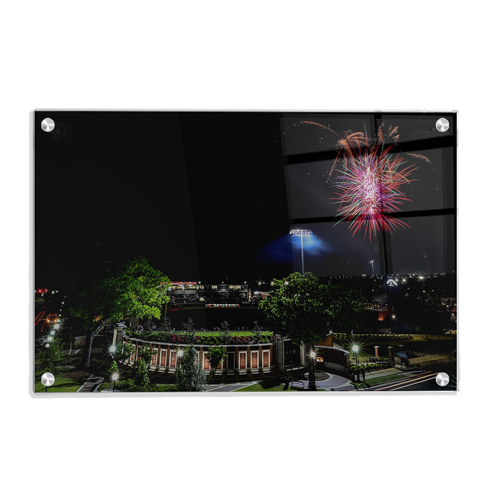 Alabama Crimson Tide - Fireworks over Sewell-Thomas Stadium - College Wall Art #Acrylic