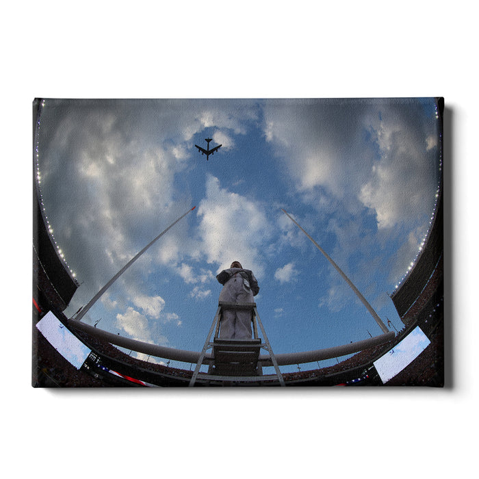 Alabama Crimson Tide - Fisheye Fly Over - College Wall Art #Canvas