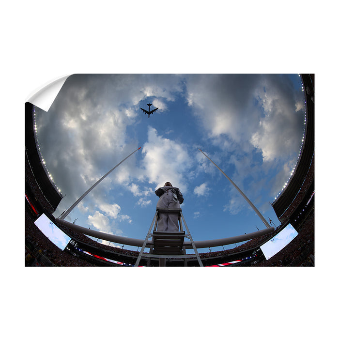 Alabama Crimson Tide - Fisheye Fly Over - College Wall Art #Wall Decal