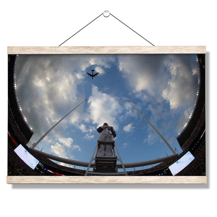 Alabama Crimson Tide - Fisheye Fly Over - College Wall Art #Hanging Canvas