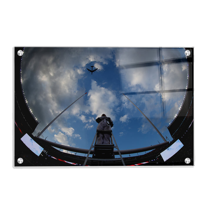 Alabama Crimson Tide - Fisheye Fly Over - College Wall Art #Acrylic