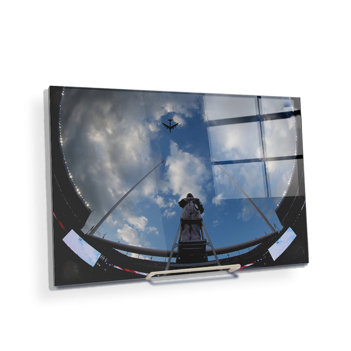 Alabama Crimson Tide - Fisheye Fly Over - College Wall Art #Acrylic Mini