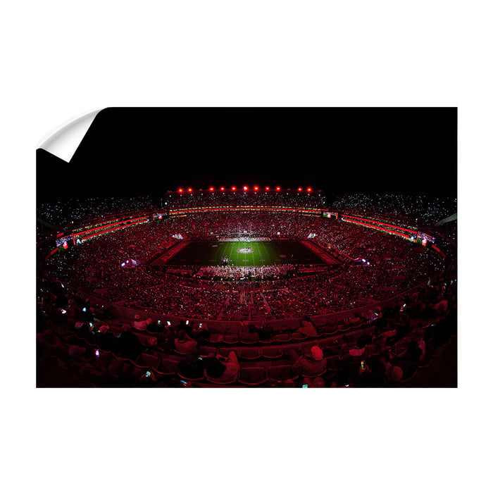 Alabama Crimson Tide - Light Up A Crimson Bryant Denny - College Wall Art #Wall Decal