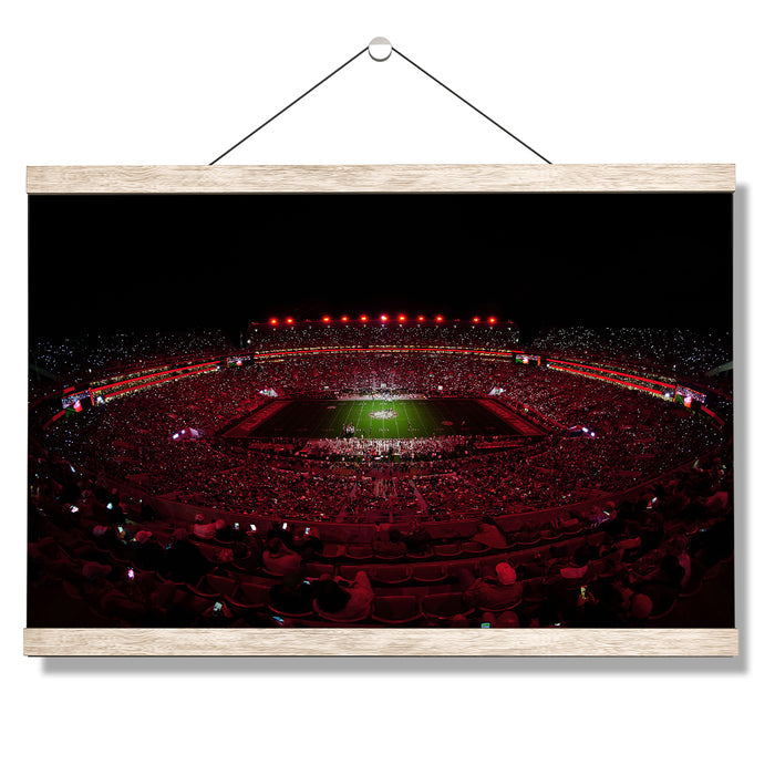 Alabama Crimson Tide - Light Up A Crimson Bryant Denny - College Wall Art #Hanging Canvas