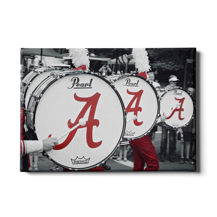 Alabama Crimson Tide - MDB Drums - College Wall Art #Canvas