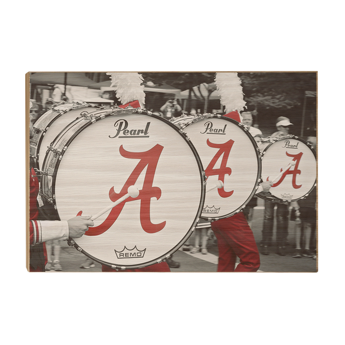Alabama Crimson Tide - MDB Drums - College Wall Art #Wood