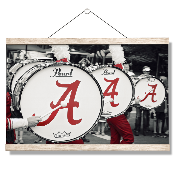 Alabama Crimson Tide - MDB Drums - College Wall Art #Hanging Canvas
