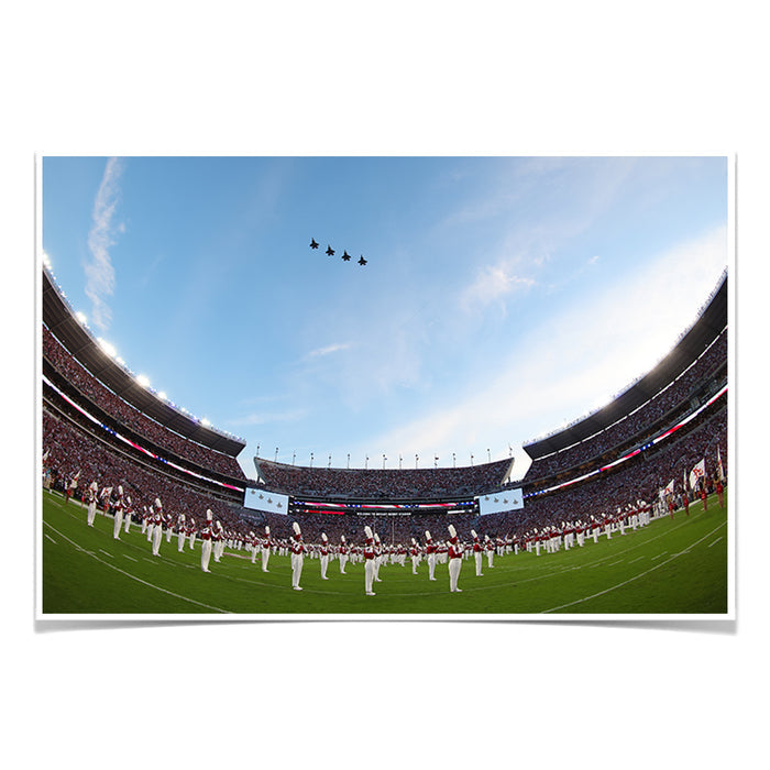 Alabama Crimson Tide - Million Dollar Flyover - College Wall Art #Poster