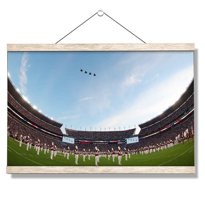 Alabama Crimson Tide - Million Dollar Flyover - College Wall Art #Hanging Canvas