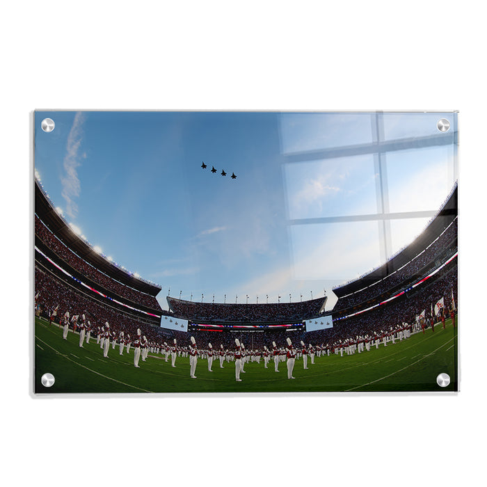 Alabama Crimson Tide - Million Dollar Flyover - College Wall Art #Acrylic