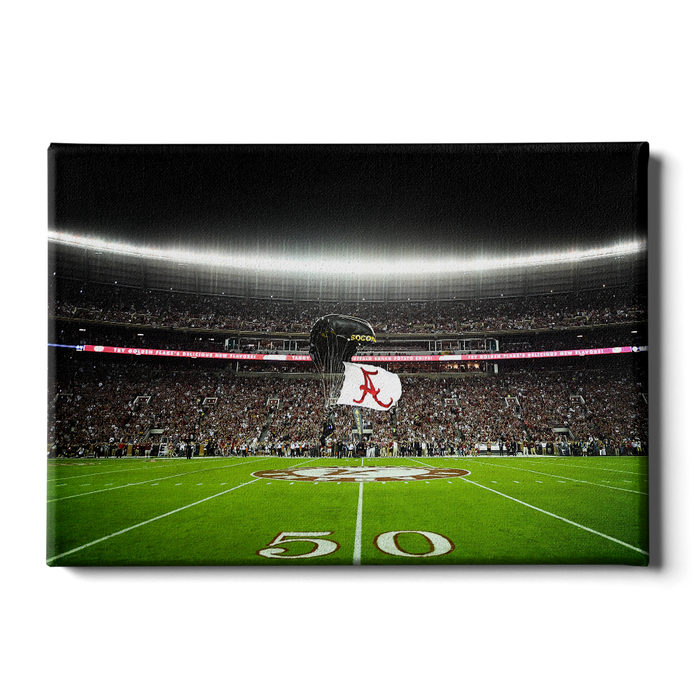 Alabama Crimson Tide - Pin Point Landing - College Wall Art #Canvas