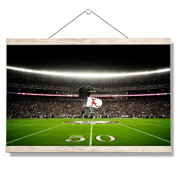Alabama Crimson Tide - Pin Point Landing - College Wall Art #Hanging Canvas