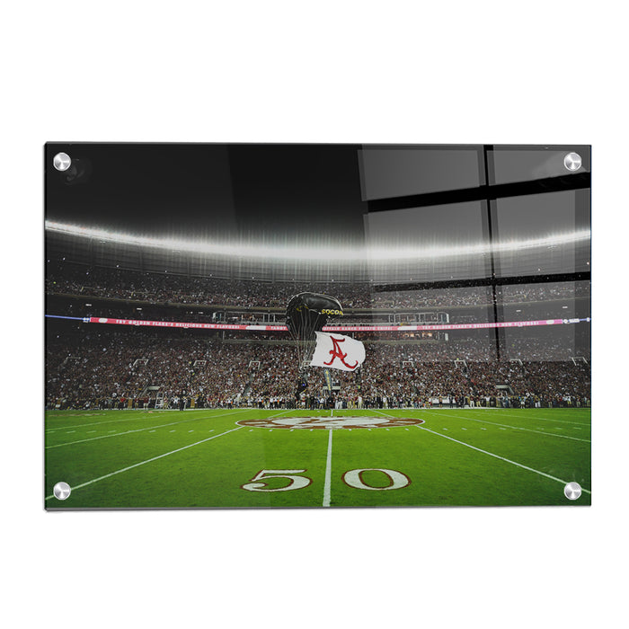 Alabama Crimson Tide - Pin Point Landing - College Wall Art #Acrylic