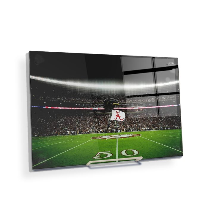 Alabama Crimson Tide - Pin Point Landing - College Wall Art #Acrylic Mini