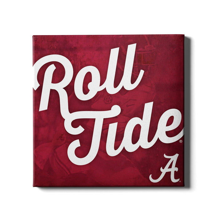 Alabama Crimson Tide - Roll Tide A - College Wall Art #Canvas