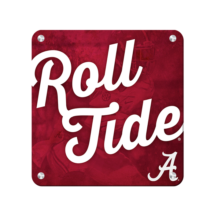 Alabama Crimson Tide - Roll Tide A - College Wall Art #Metal
