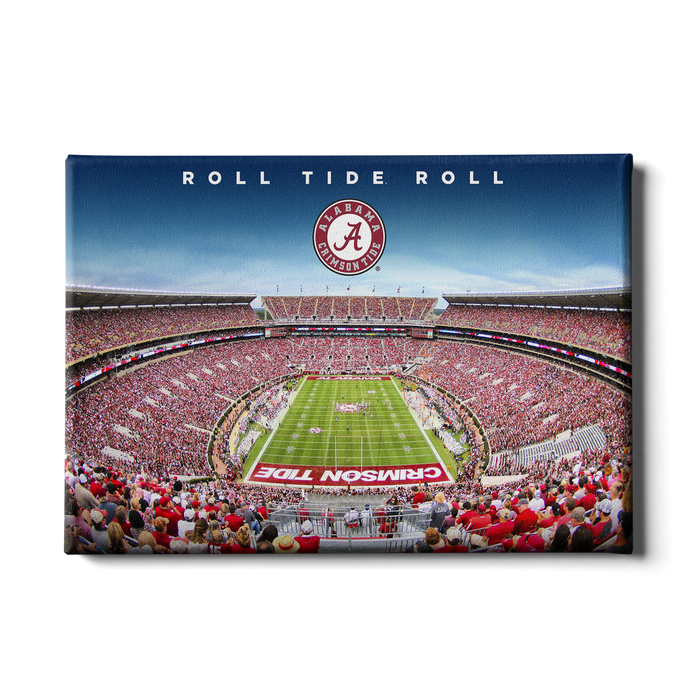 Alabama Crimson Tide - Roll Tide Roll - College Wall Art #Canvas